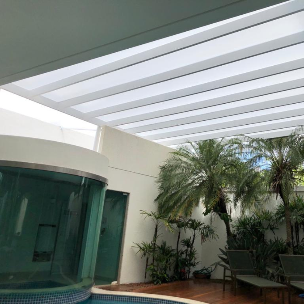 CHAPA DE POLICARBONATO  ALVEOLAR REFLETIVO  CINZA 1050X6000X10MM, , large